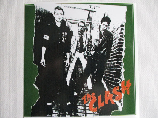 THE CLASH 1st LP large PUNK VINYL STICKER