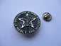 SISTERS OF MERCY goth POST PUNK METAL BADGE very few