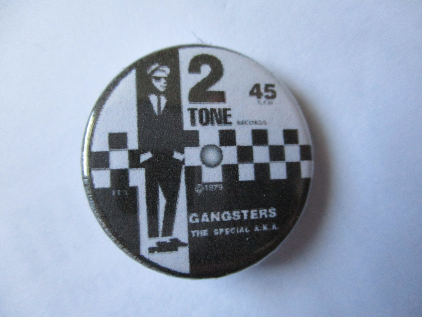 SPECIALS GANGSTERS label ska badge