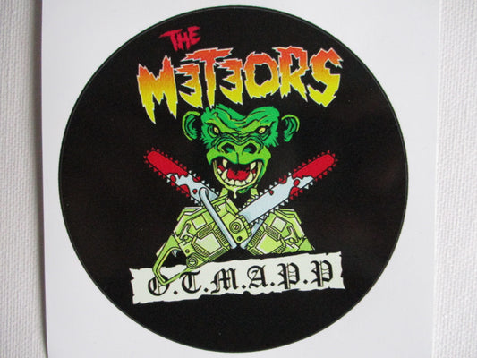 THE METEORS psychobilly PUNK VINYL STICKER