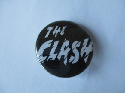 THE CLASH punk badge ( Various designs )