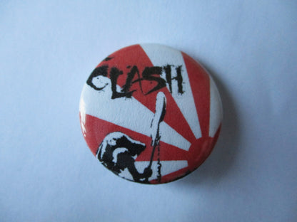 THE CLASH punk badge ( Various designs )