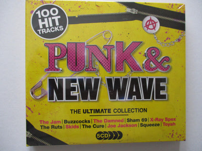 v/a PUNK & NEW WAVE 5CD box set £4.99