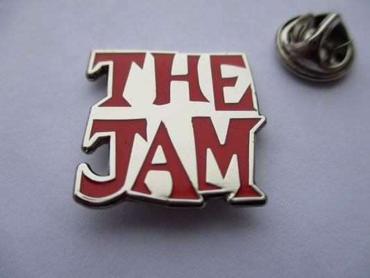 THE JAM all mod cons logo RED MOD PUNK METAL BADGE ultra limited - few only!