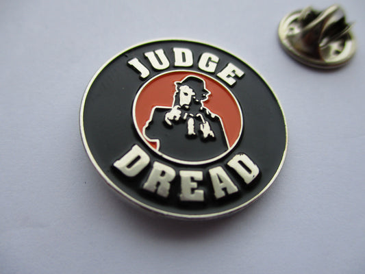 JUDGE DREAD rude reggae SKA METAL BADGE