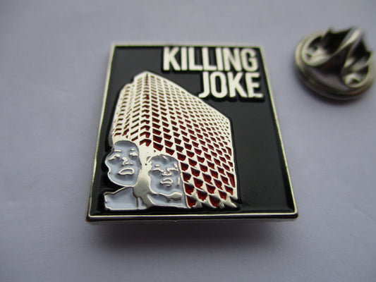 KILLING JOKE post punk METAL BADGE (black)