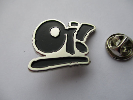 Oi! Skinhead metal badge enamel pin badge oi oi! Garry Bushell Cock Sparrer The Business Last Resort 4Skins