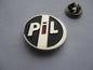 PUBLIC IMAGE LTD post punk METAL BADGE (silver/red/black)