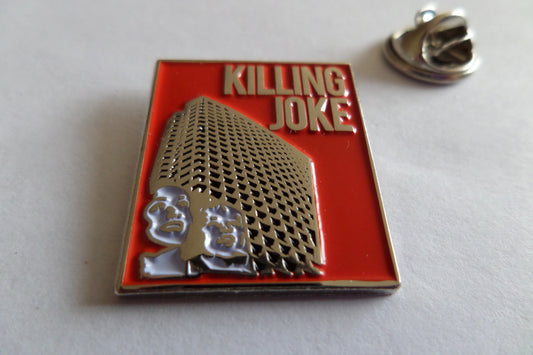 KILLING JOKE turn to red (red) PUNK METAL BADGE - Savage Amusement