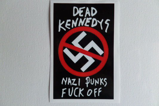 DEAD KENNEDYS n.p.f.o. PUNK VINYL STICKER - Savage Amusement