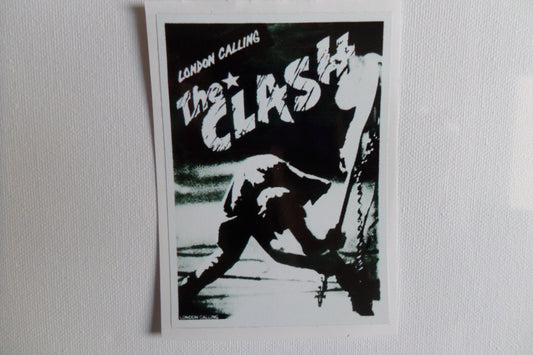 THE CLASH london calling large vinyl STICKER - Savage Amusement