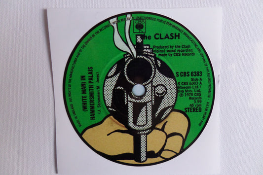 THE CLASH white man in hammersmith palais large vinyl STICKER - Savage Amusement