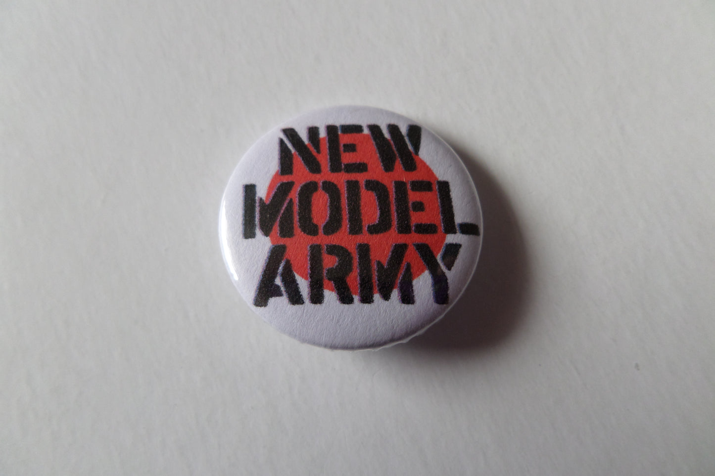 NEW MODEL ARMY logo post punk badge - Savage Amusement