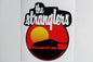 THE STRANGLERS rat/moon LARGE VINYL STICKER - Savage Amusement