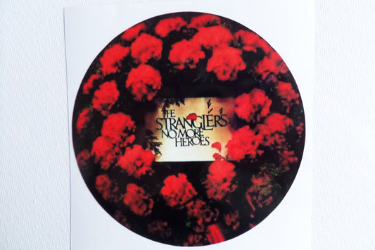 THE STRANGLERS no more heroes LARGE VINYL STICKER - Savage Amusement