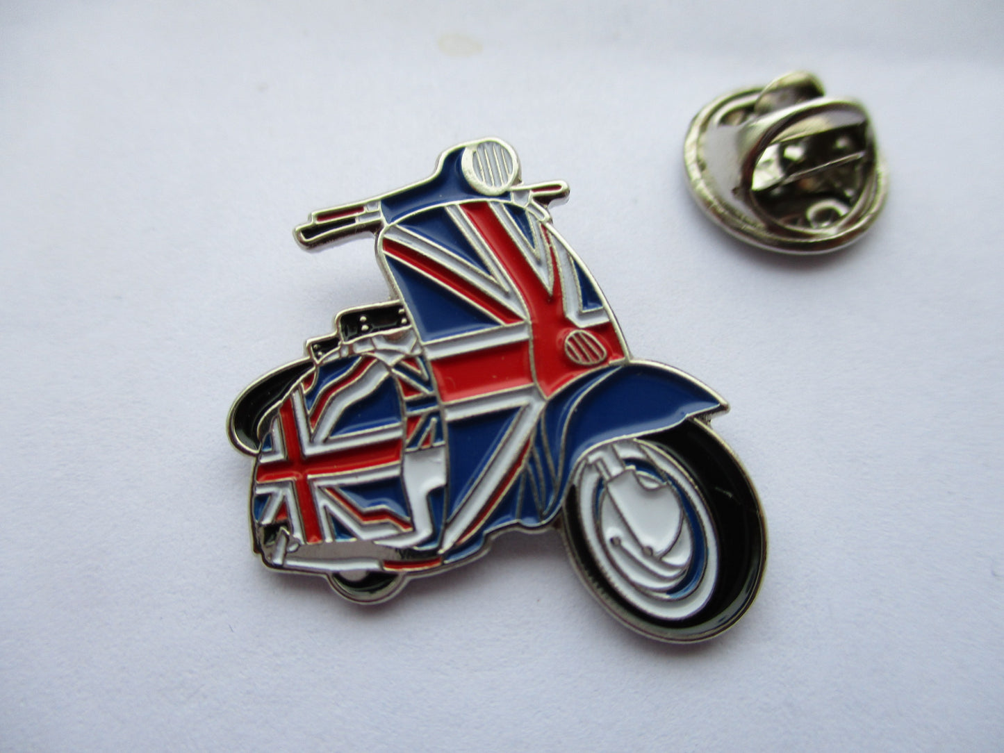 SCOOTER full union jack SKA METAL BADGE