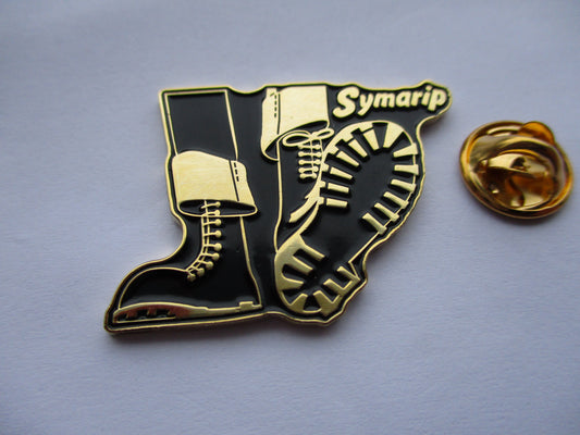 SYMARIP skinhead moonstomp (gold) SKA METAL BADGE