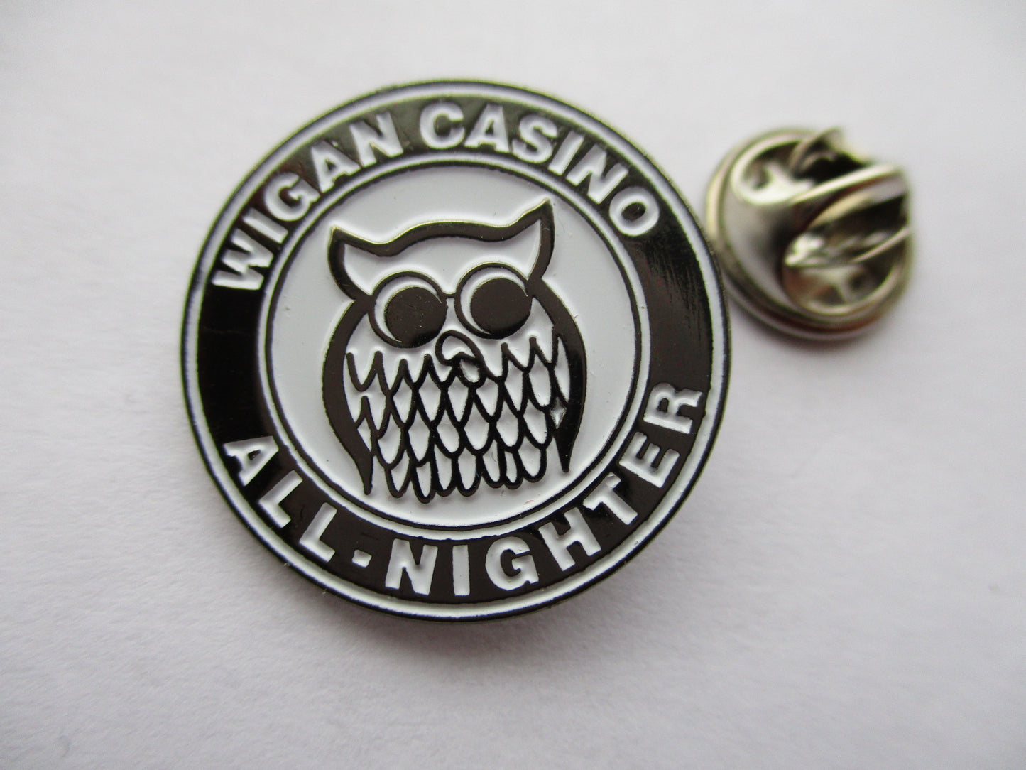 WIGAN CASINO northern soul mod METAL BADGE